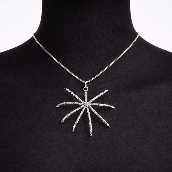 Spider Dandelion Necklace